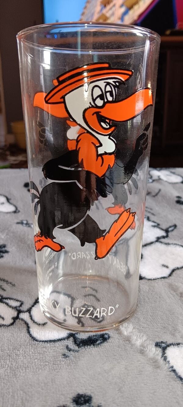 "Beaky Buzzard" 1973 Pepsi Collection Series Warner Bros. Looney Tunes Glass